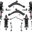 Front & Rear Struts Control Arms Tie Rods Links fits Honda Ridgeline 06-14