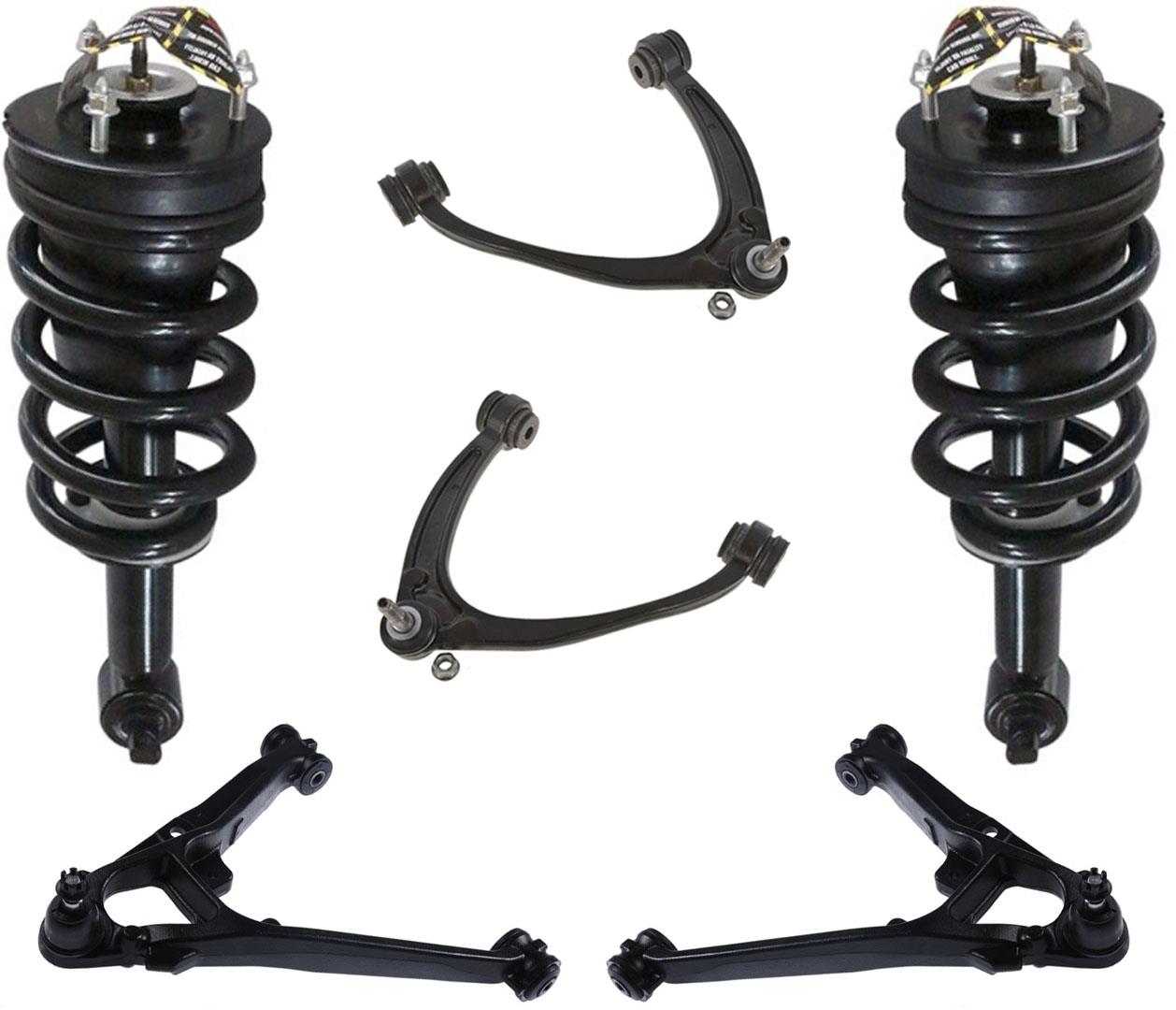 Coil Spring Struts Iron Arms For 14-16 Chevrolet Silverado 1500 4 Wheel Drive
