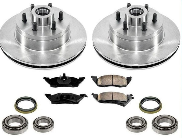 Sellos de pastillas de freno de rotores delanteros para Dodge Dakota 91-96, tracción trasera, ABS trasero