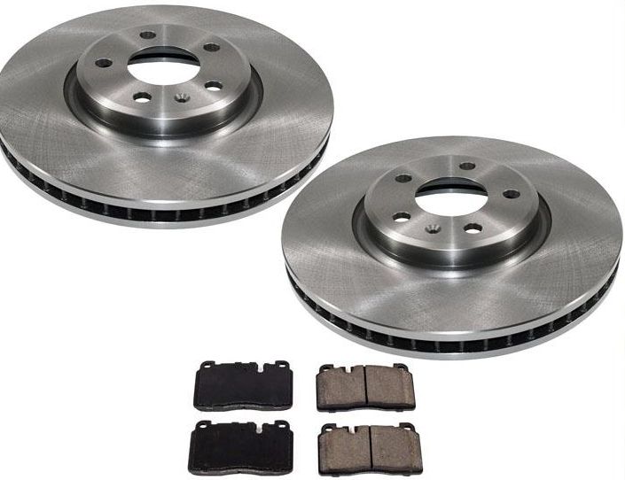 3pc Front Brake Rotors & Brake Pads All for Audi Q5 2.0L Turbo 13-17