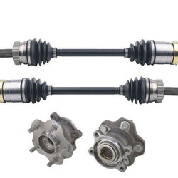 Rear CV Axles & Wheel Hub Bearing fits for Nissan Juke 11-17 All Wheel Drive