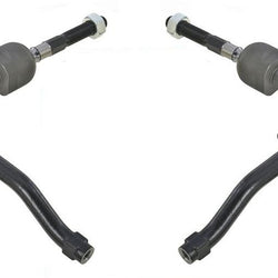 Front Inner & Outer Tie Rods 4 Pcs Kit For Acura TL 09-14