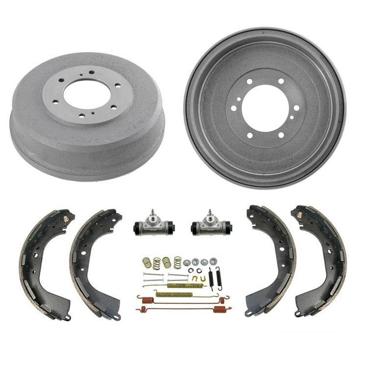 Tambores Zapatos Cilindros de resorte para Nissan Frontier 4 ruedas motrices solamente 98-02