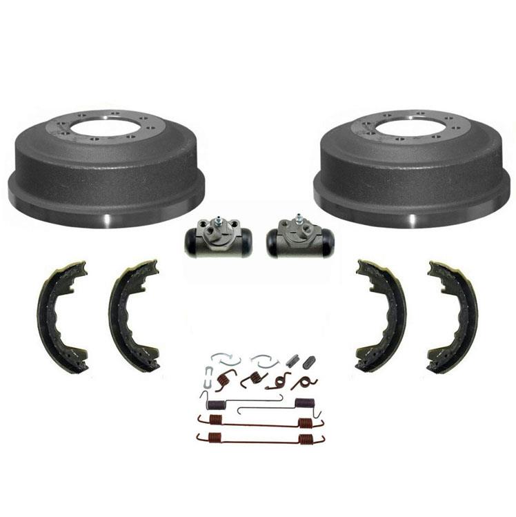 12 x 3 tambores traseros zapatas de freno cilindros de rueda resortes para Ford E250 Van 95-02