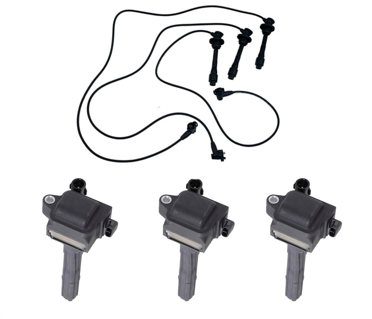 Fits Lexus 3.0L 96-98 Toyota Camry 3.0L 96-01 Spark Plug Wires & Ignition Coils