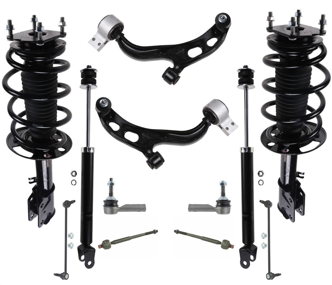 Front Struts Rear Shocks Control Arm 12 Pcs Fits Explorer 11-12 All Wheel Drive