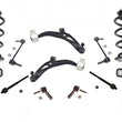 Front Struts Control Arms Tie Rods & Links For Explorer 13-19 Front Wheel Drive