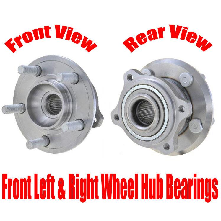 Brand FRONT Wheel Hub Bearings for Chrysler 300 05-19 All Wheel Drive