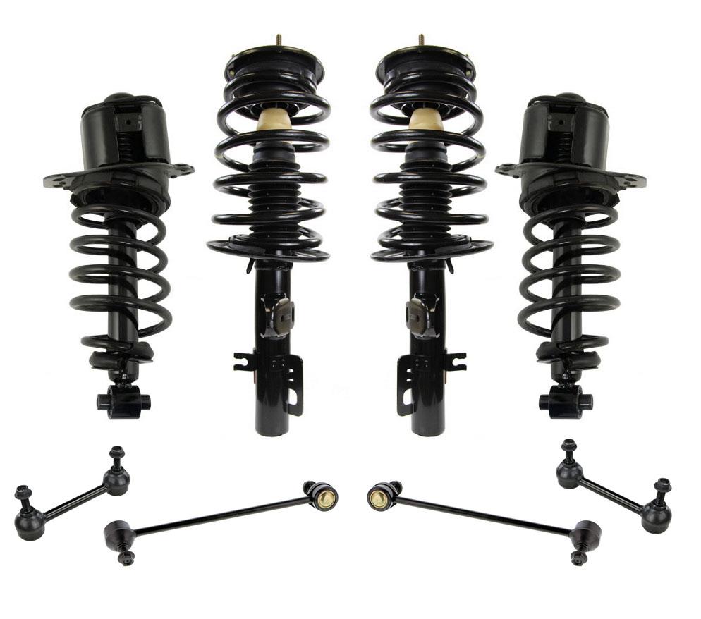 Resortes helicoidales completos con tracción delantera para Ford Taurus, kit de 8 piezas 08-09