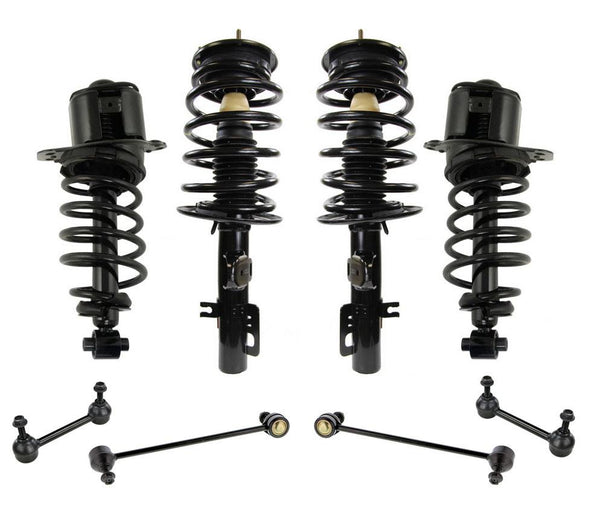 Complete Coil Spring Struts Front Wheel Drive for Ford Taurus 8pc Kit 08-09