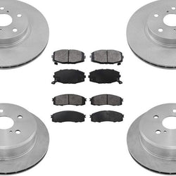 100% New Front & Rear Brake Rotors Brake Pads for Toyota Supra 1986-1991