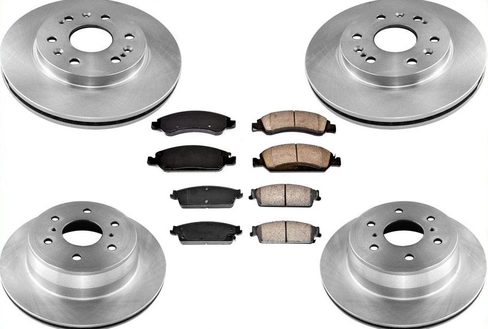 Nuevo kit de 6 piezas de rotores delanteros y traseros y almohadillas de cerámica para Chevrolet Tahoe 09-14