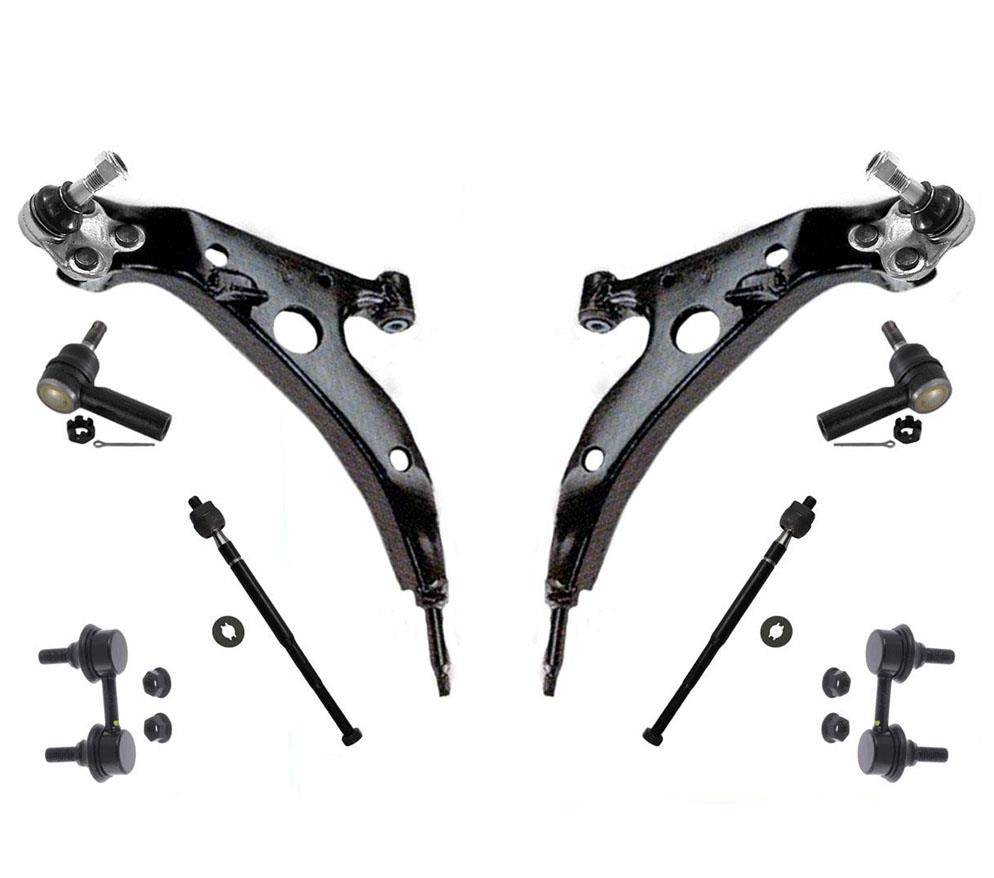 Control Arms Ball Joint Sway Bars Tie Rods Fits Toyota Rav4 4 Door 1996-2000