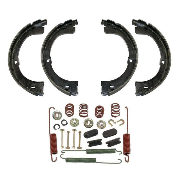 Zapatas y resortes de freno de estacionamiento de emergencia trasero para Ford Expedition 2003-2020 2 piezas