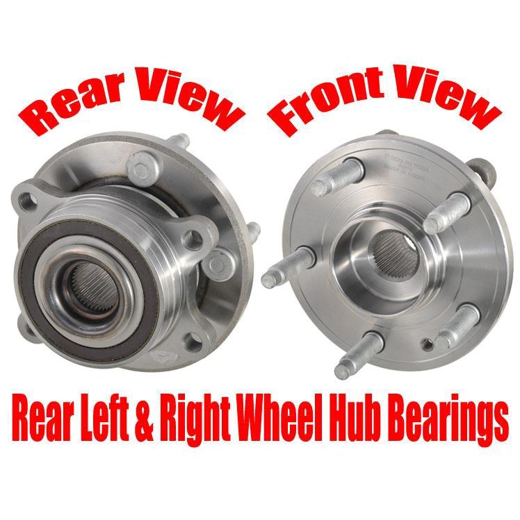 Complete Front Wheel Bearing and Hub Assembly 2Pc for Ford Taurus 2010-2017