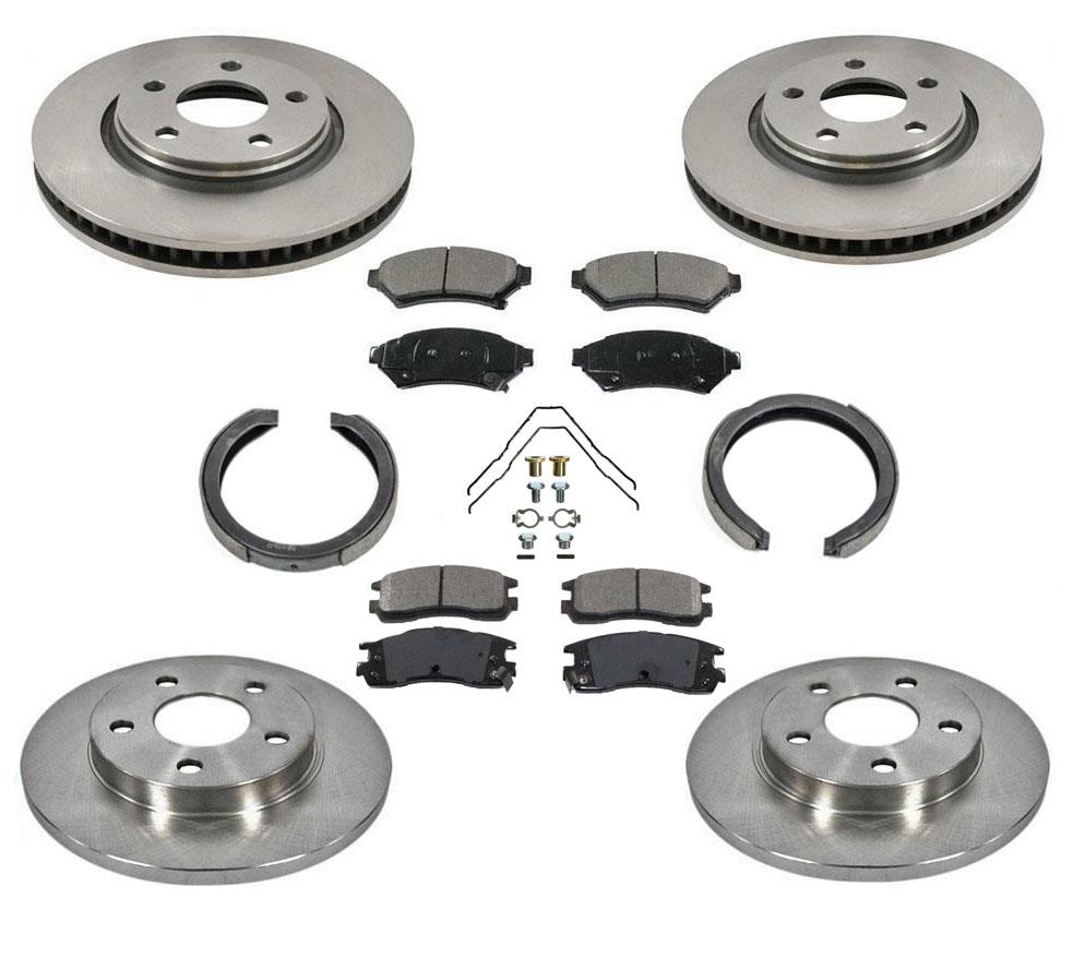 Rotores de freno Pastillas y zapatas de freno de cerámica para Buick Allure Lacrosse V6 2005-2009
