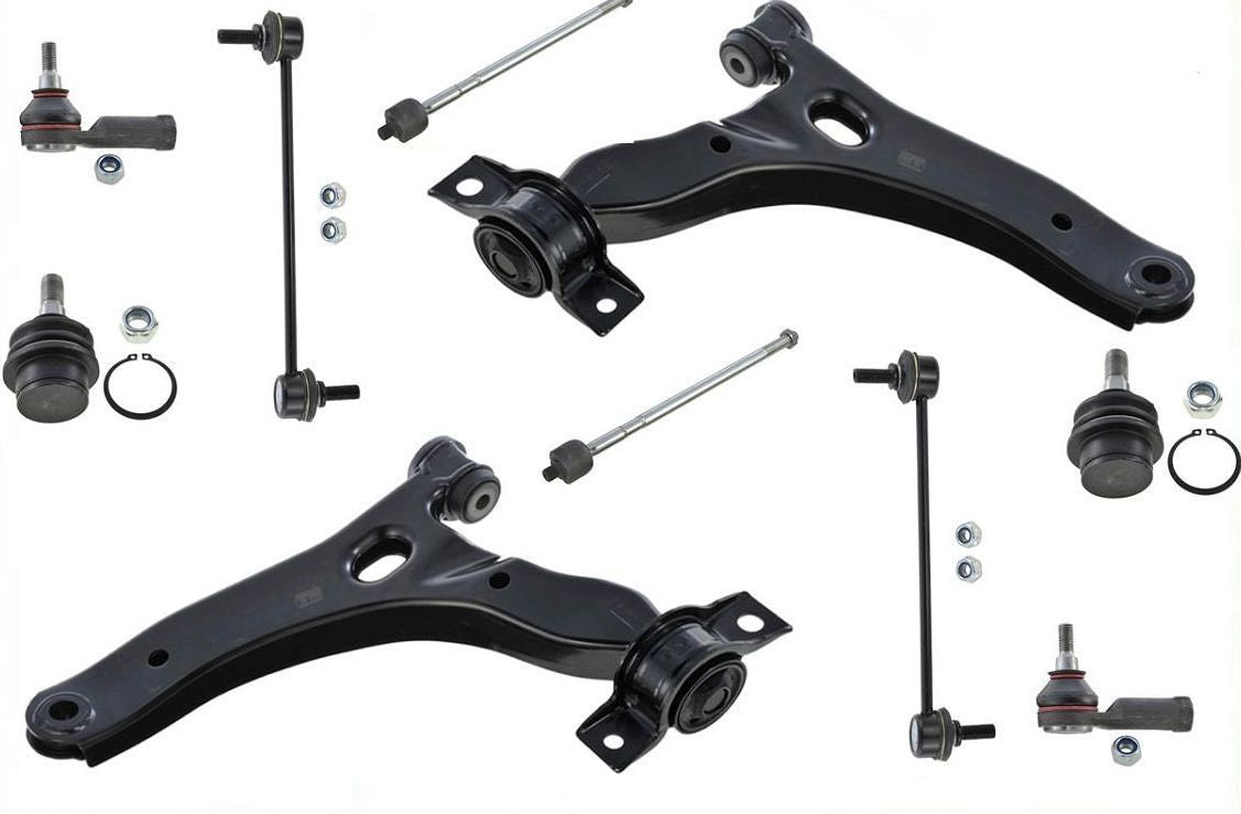 Frt Lower Ball Joint & Control Arms w/ Bushings For 10-13 Ford Transit Connect