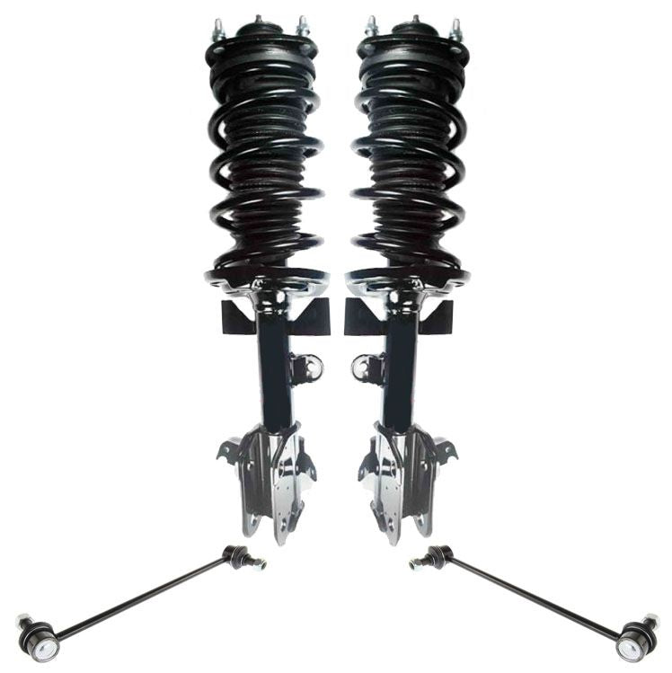 Front Complete Strut Assembly & Sway Bar Links for Honda Odyssey 2011-2015