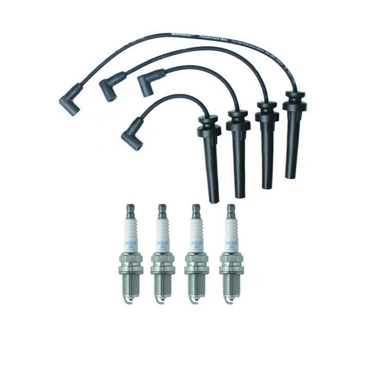 Juego de cables de encendido con bujías para Mini Cooper 1.6L 5 piezas 2002-2005