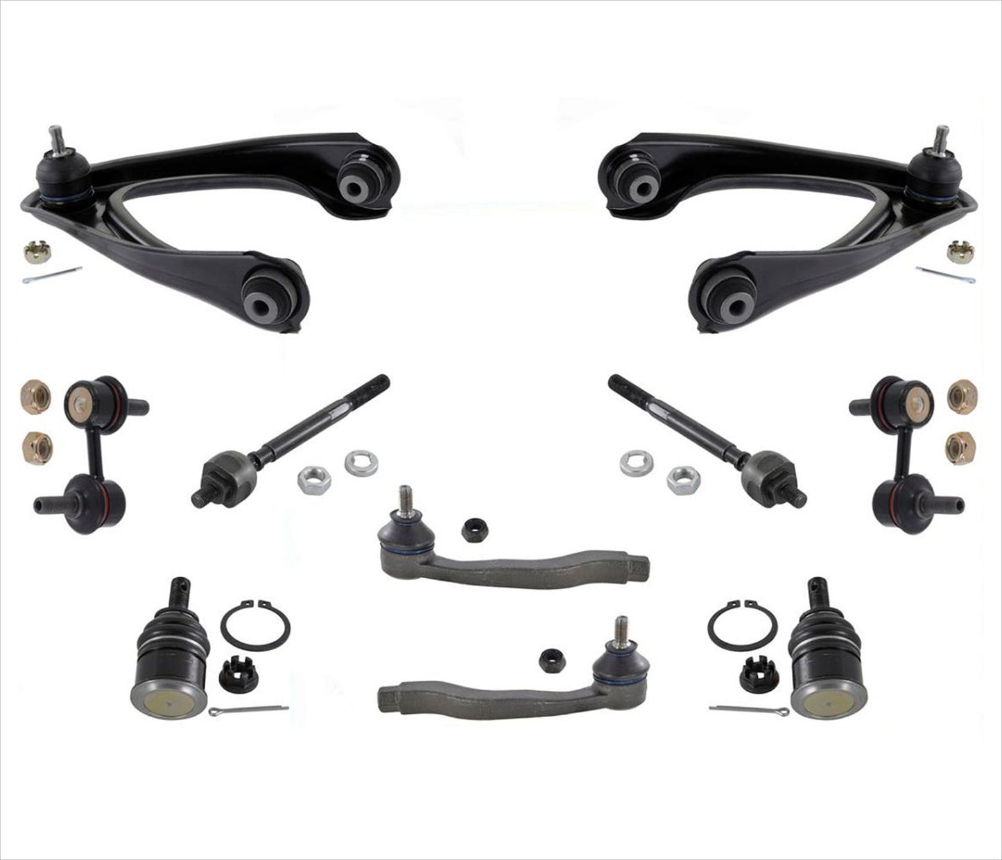 Brazos de control de varillas de amarre interiores y exteriores y enlaces de barra estabilizadora, KIT de 10 piezas para Honda CRV 97-01