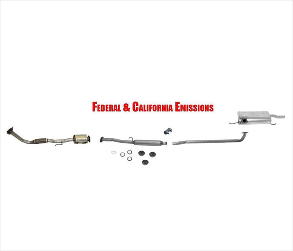 Converter Flex Pipe Muffler Exhaust for Toyota Camry 2.2L 94-96 4 Door Sedan