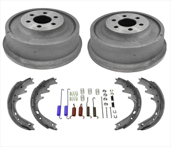 Tambores de freno trasero Zapatas de freno Kit de resorte 4 piezas para Dodge Dakota 03-04
