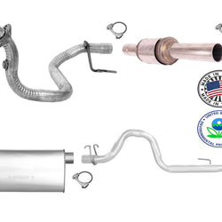 Fits 93-96 Wrangler 4.0L Eng Pipe Converter Muffler Complete Exhaust Pipe System