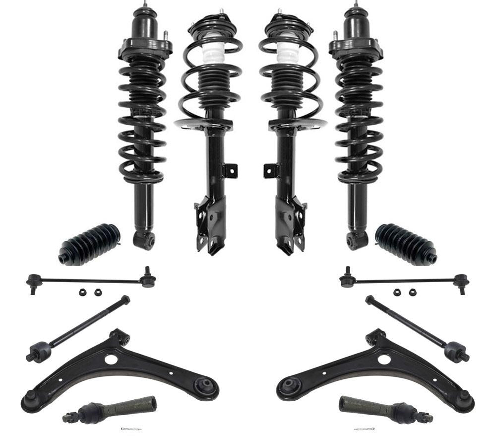 Kit de chasis de dirección con suspensión de 14 piezas para Jeep Patriot Sport con tracción en las 4 ruedas 16-17