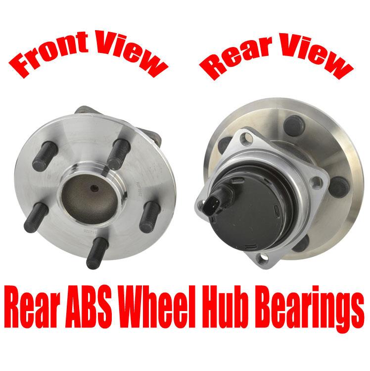 2- Conjunto de cojinetes de cubo de rueda TRASERA para Scion TC 05-10 con sensores ABS