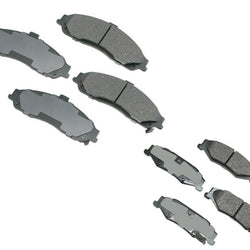 Fits 1997-2008 Chevrolet Corvette Ceramic Front & Rear Ceramic Brake Pads