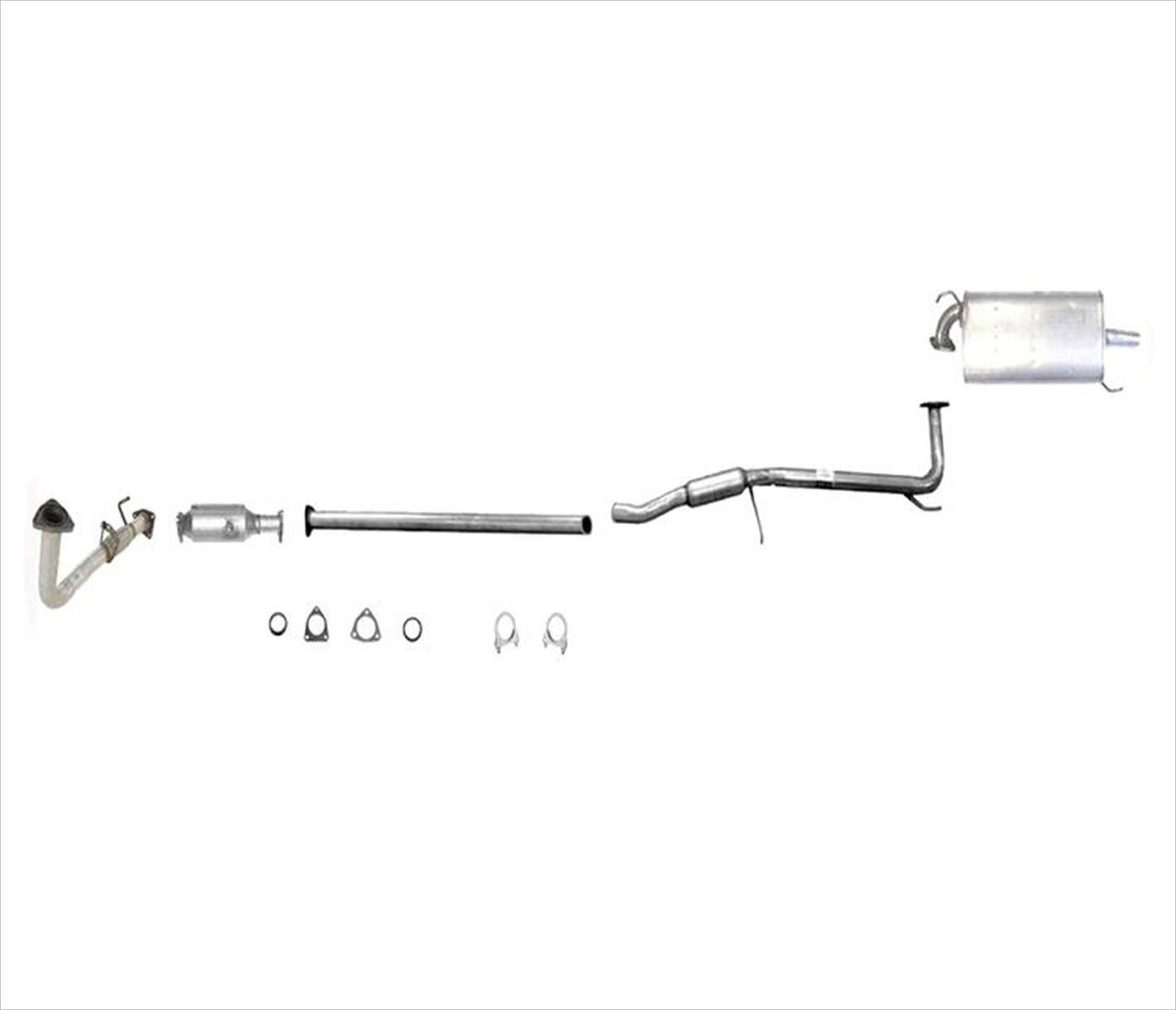 Exhaust System for Honda Accord 98-02 2.3L 4DR Automatic Trans Federal Emission