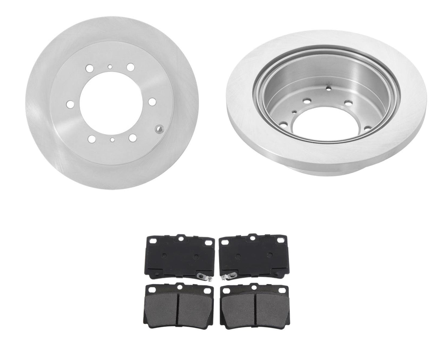 Fits 1997-2004 Mitsubishi Montero Sport Rear Brake Rotors & Ceramic Pads