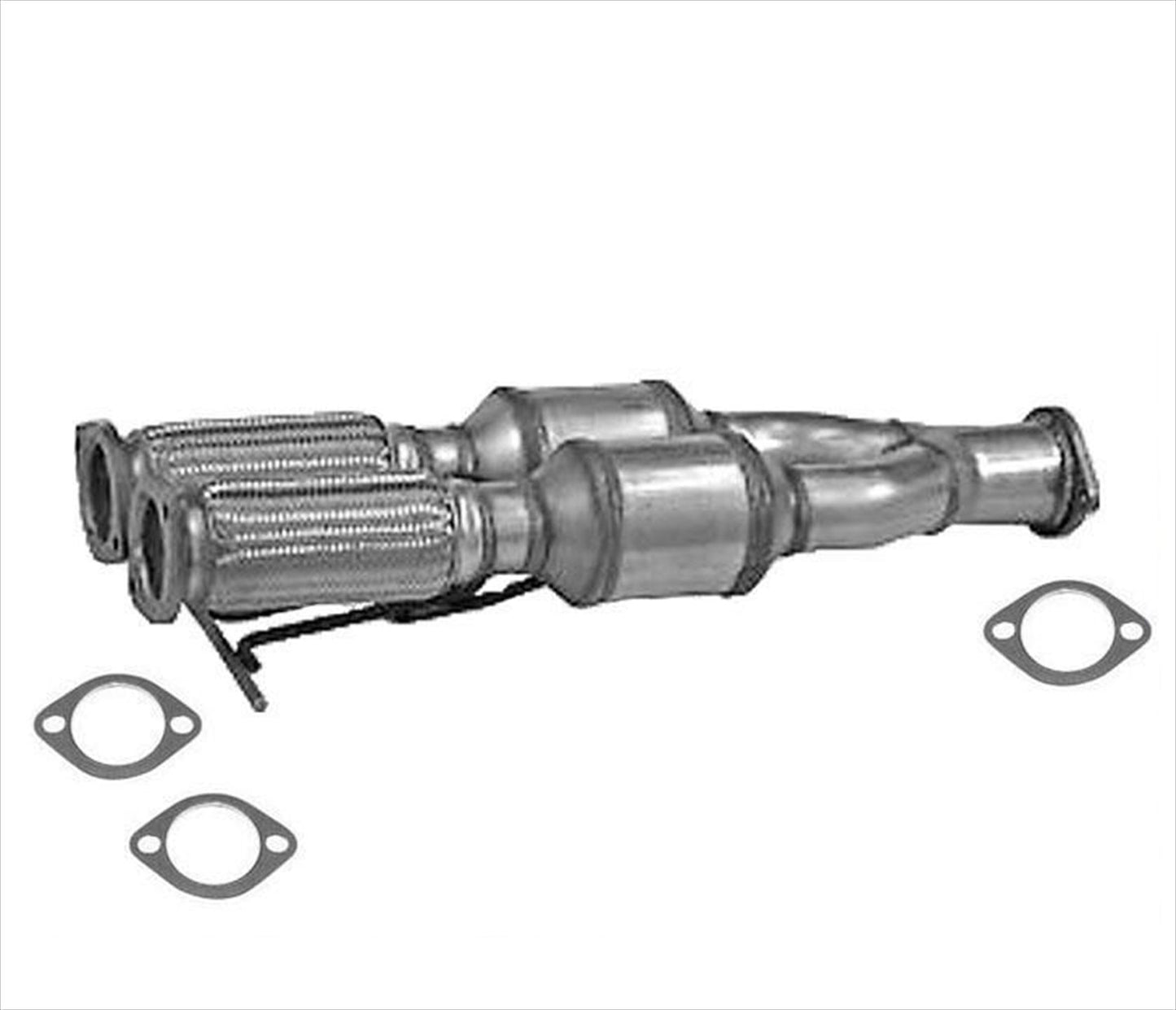 2005-2011 Volvo XC90 4.4 V8 Under Car Dual Flex Y Pipe Dual Catalytic Converter