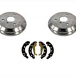 Fits for 05-15 Smart Car Fortwo Rear Brake Drums & Rear Brake Shoes