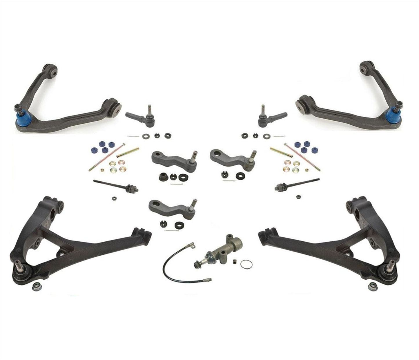 01-06 Tahoe 1500 Brazos de control Rueda loca Soporte de brazo Pitman Kit de rótulas de barra de acoplamiento