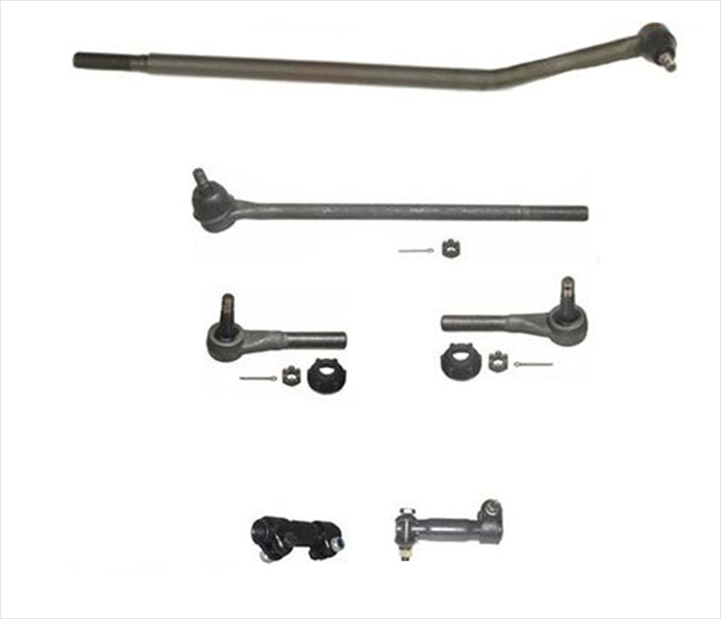 Varillas de amarre exteriores de tracción en las 4 ruedas, manga de eslabones de arrastre, 6 piezas para Ford Bronco II 1984-1986