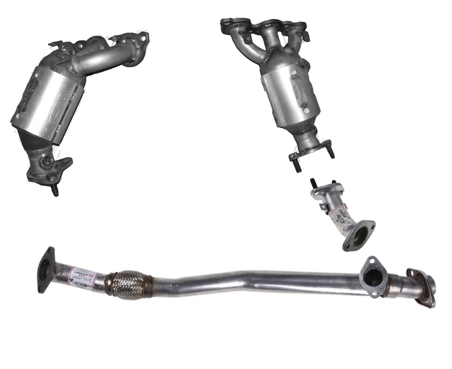 Se adapta a tubos de conector y convertidor de colector Mitsubishi Outlander 3.0L 07-09