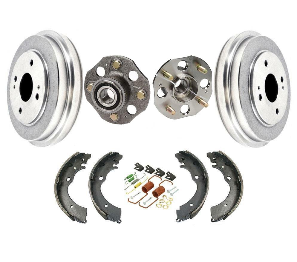 Zapatas de freno con cojinete de cubo de rueda de tambores para Honda Accord no ABS 2.2L 94-97 4 puertas