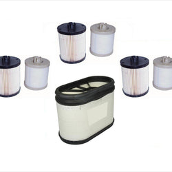 3 Fuel Water Separator & 1 Air Filter for Ford F250 F350 F450 F550 6.4L 08-10