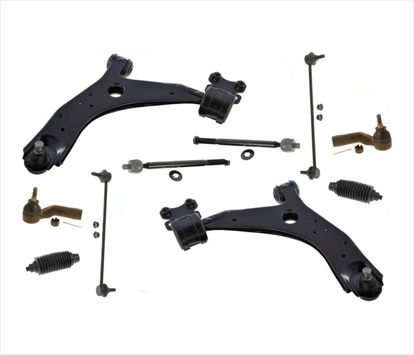 Fits For Mazda 3 04-09 & 5 06-14 Lower Control Arms Ball Joints Tie Rod Links