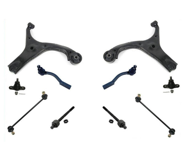 Brazos de control, rótulas, barras de amarre, barras estabilizadoras para Hyundai Accent 06-11, 10 piezas Kt