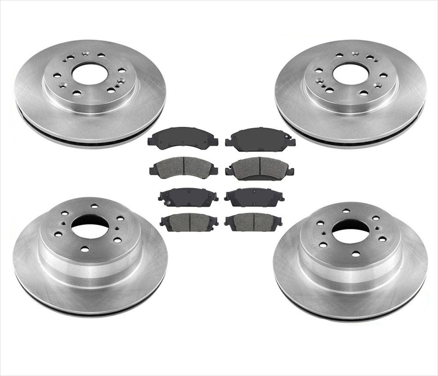 Rotores delanteros traseros y pastillas de freno para Chevrolet Tahoe Yukon 2015-2020