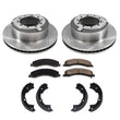 REAR Disc Brake Rotors & Ceramic Brake Pads for Ram 4500 5500 4Pc Kit 08-18