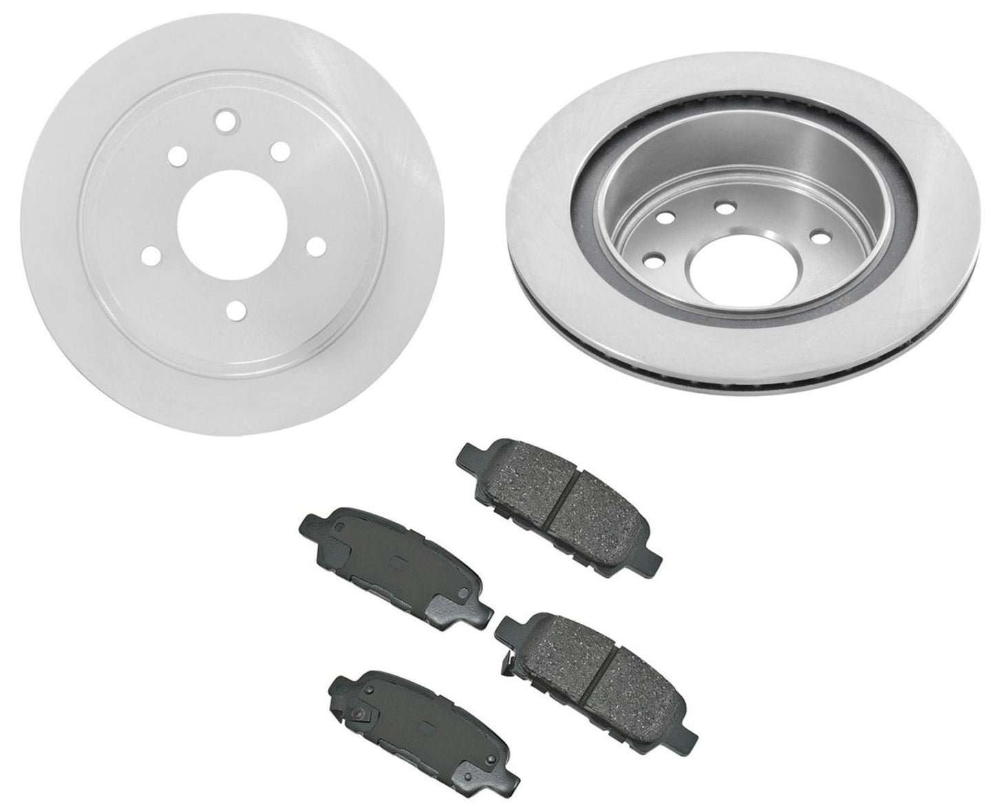 Rear Ceramic Pads & Brake Rotors Fits 2014-2017 Nissan Rogue New Body Style