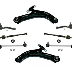 Se adapta a Nissan Sentra 07-12, brazos de control inferiores, varillas de amarre y eslabones de barra estabilizadora, kit de 8 piezas