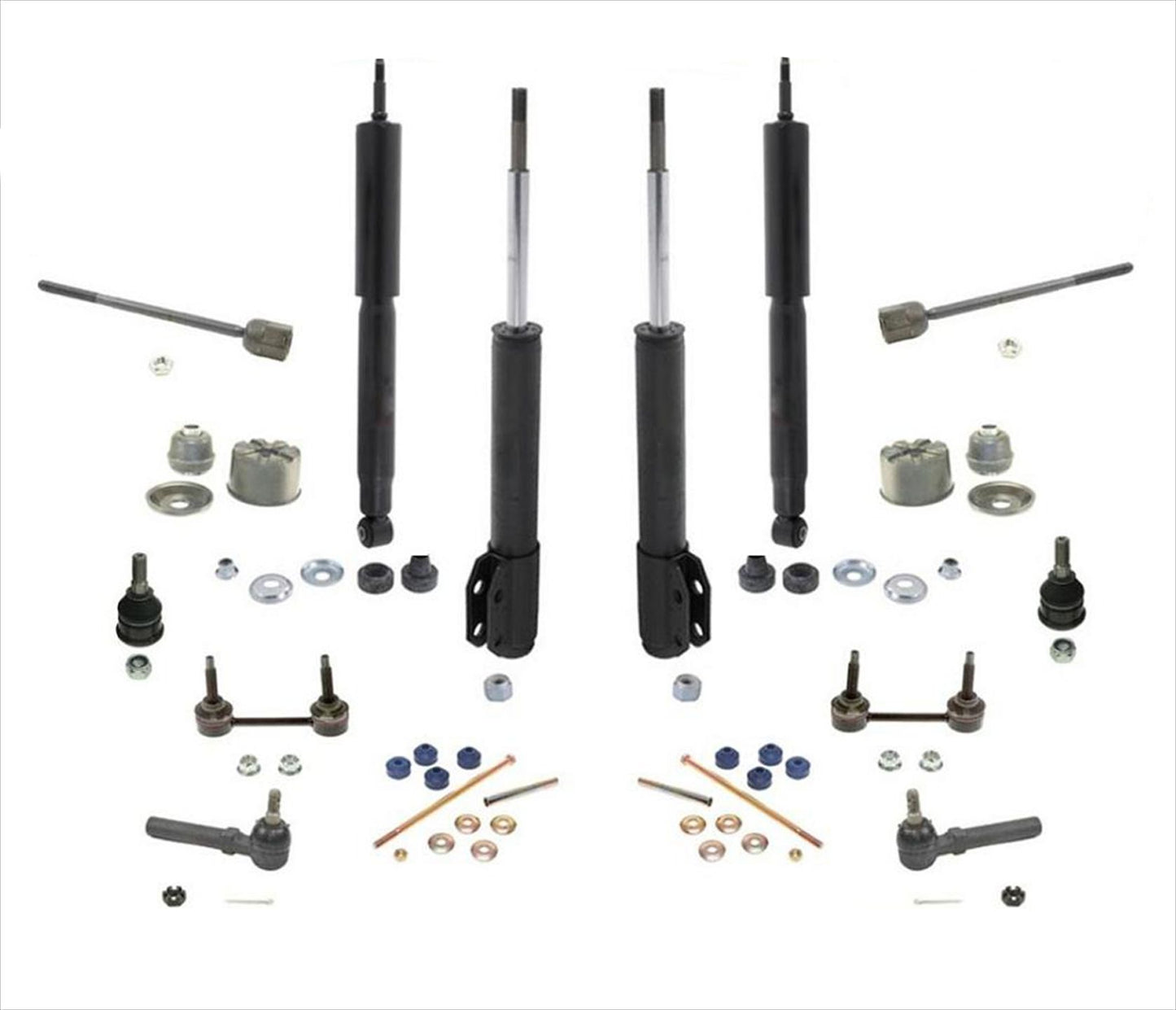Kit de chasis de 16 piezas con soportes de amortiguadores delanteros para Mustang y Mustang GT 99-04