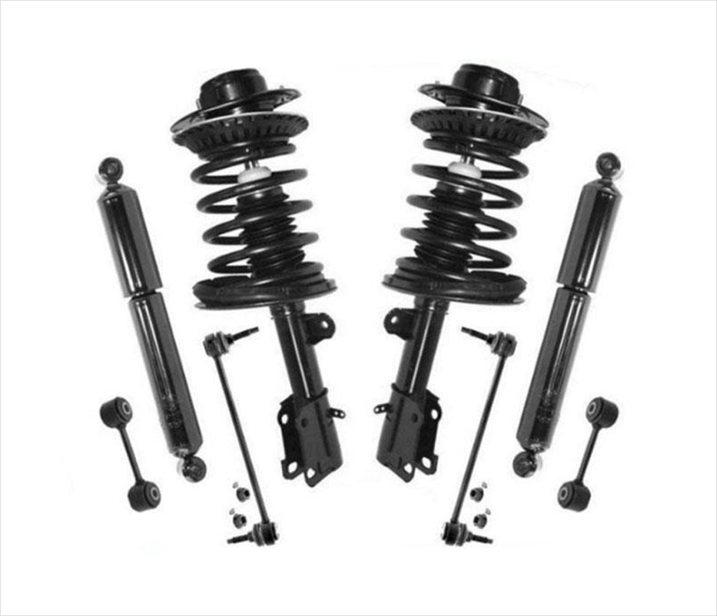 For 2001-2007 Town & Country Front Wheel Drive Coil Spring Struts & Shocks