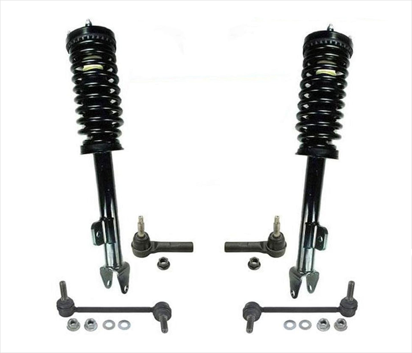 Varillas de amarre y eslabones de puntales delanteros para Chrysler 300, kit de 6 piezas con tracción trasera 05-10