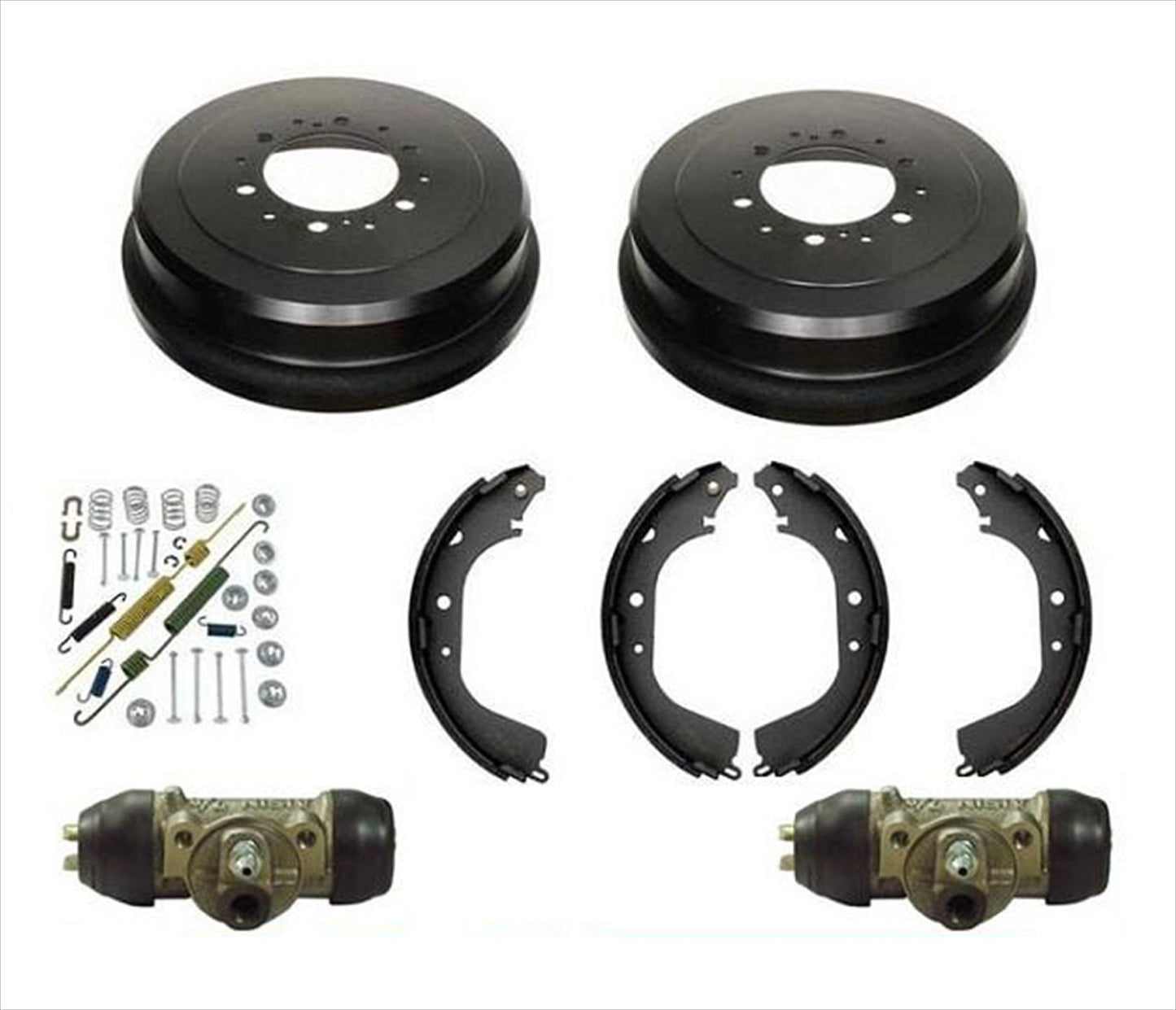 Brake Drums Shoes Spring Wheel Cyl For Toyota 4 Runner 1986-2000 4 Wheel Drive