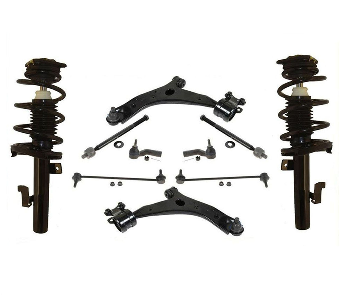 Puntales delanteros completos brazos de control inferiores tirantes y enlaces para Mazda 5 06-10